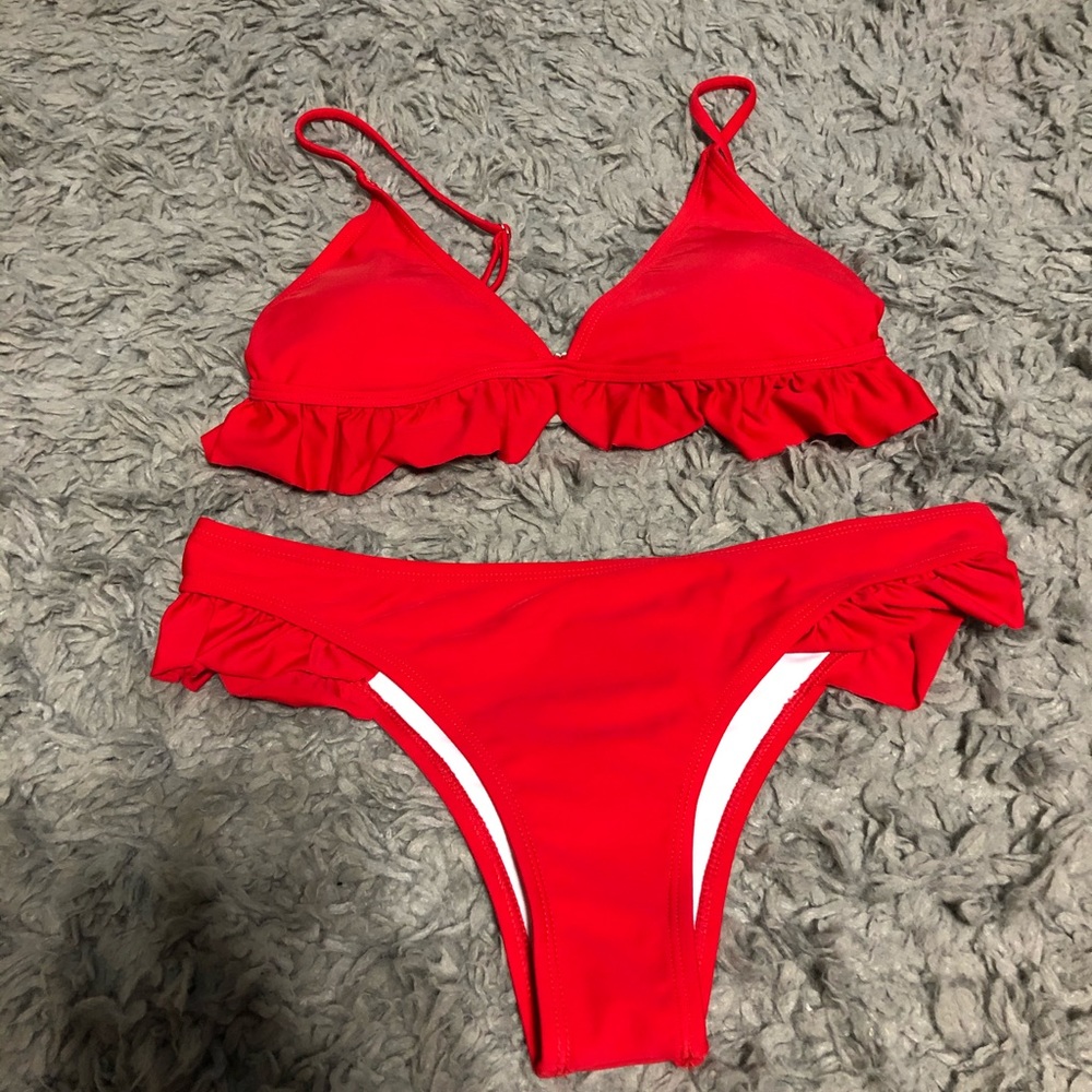 Bright Red Bikini